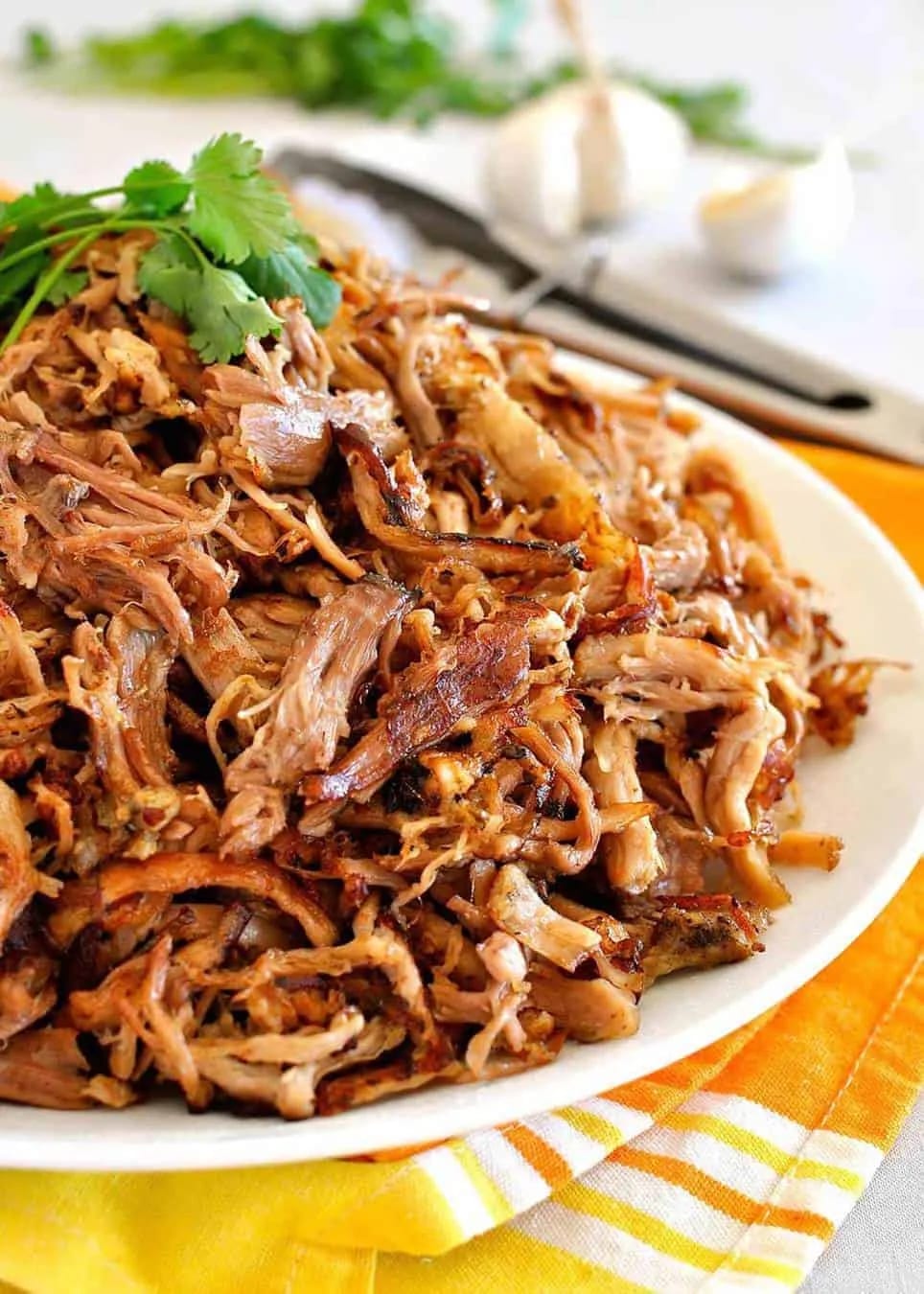 Carnitas on a plate